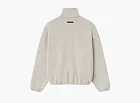 Fear of God Essentials Modern Fleece Track Jacket With Piping Heather Stone/Cloud White