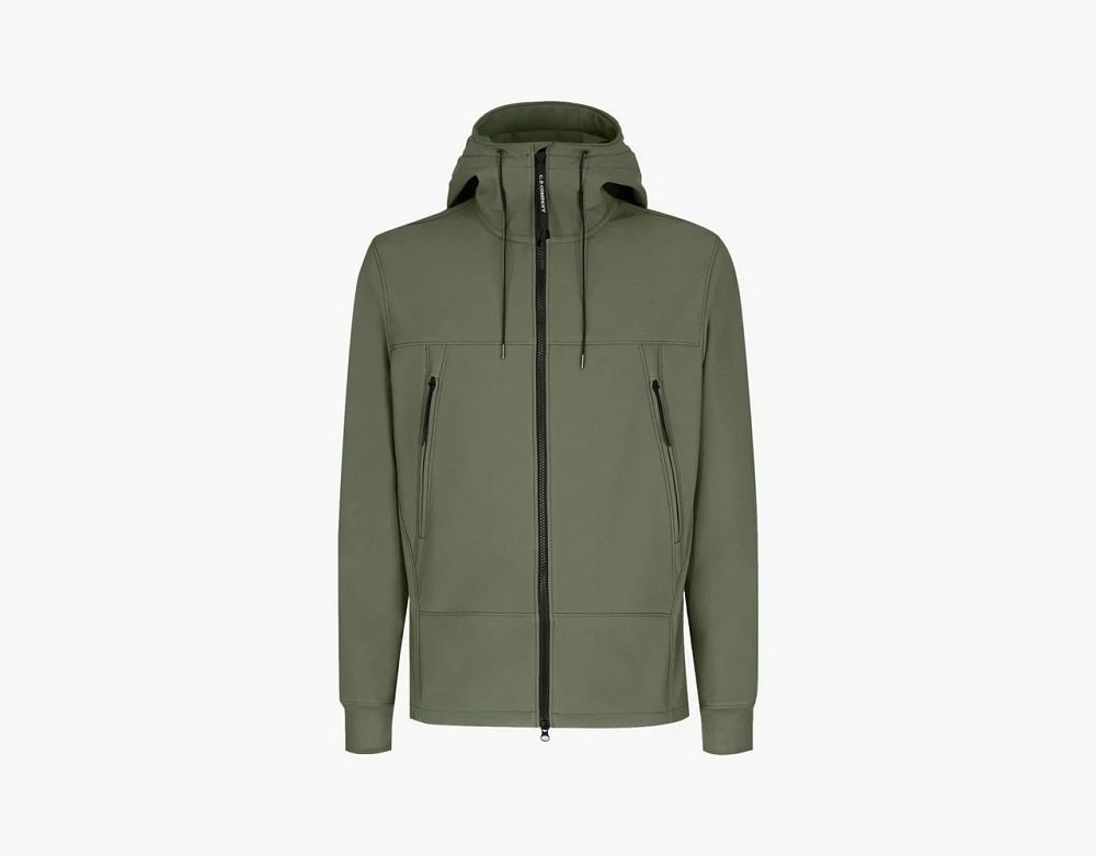 C.P. Company Soft Shell-R Goggle Jacket Ivy Green