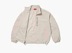 Supreme Contrast Zip Track Jacket Tan