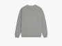 Celine Loose Sweatshirt In Cotton Fleece Grey Melange Red Off White 