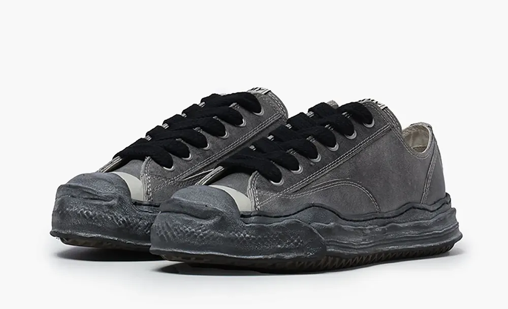 Maison Mihara Yasuhiro Hank Low Vintage Leather - Black