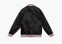 Mitchell & Ness NBA Champ City Satin Bulls Jacket Black 