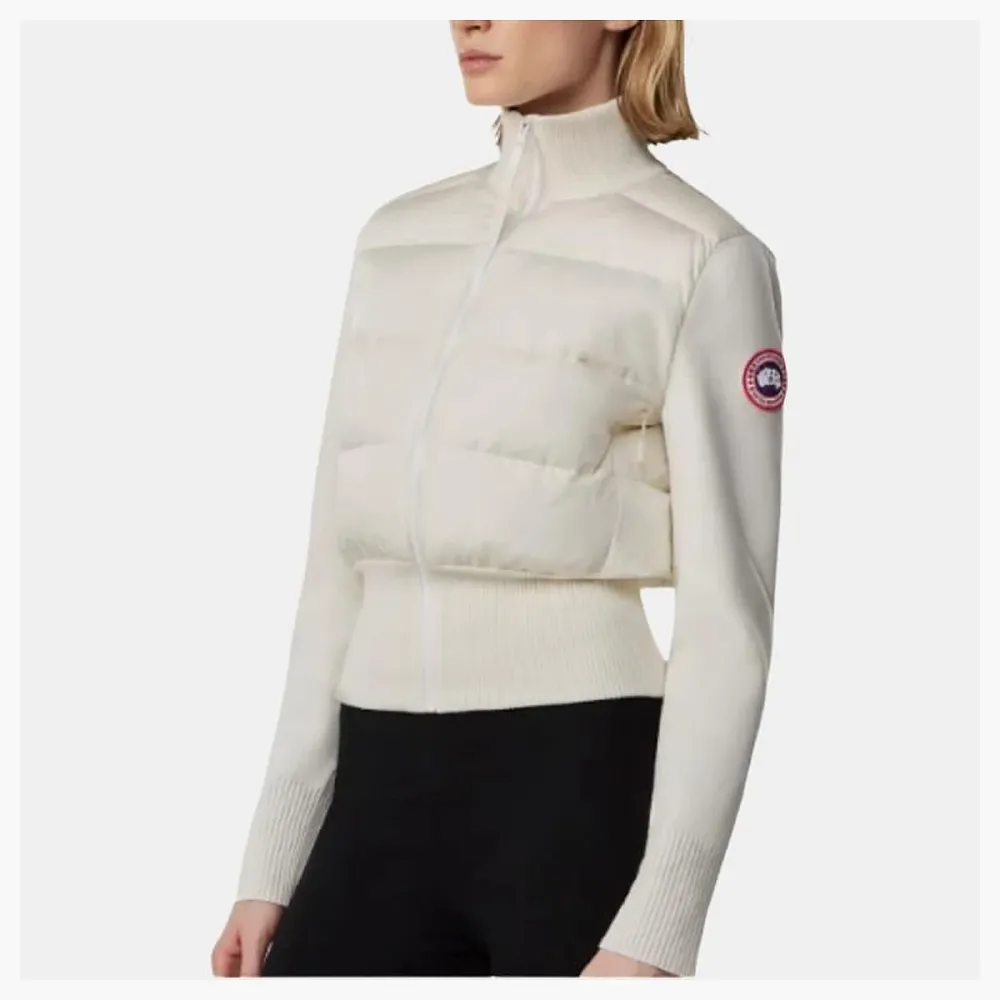 Canada Goose HyBridge Down Jacket WMNS Straw White
