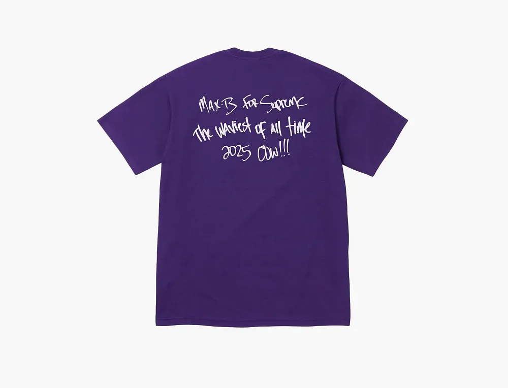 Supreme Max B Tee Purple