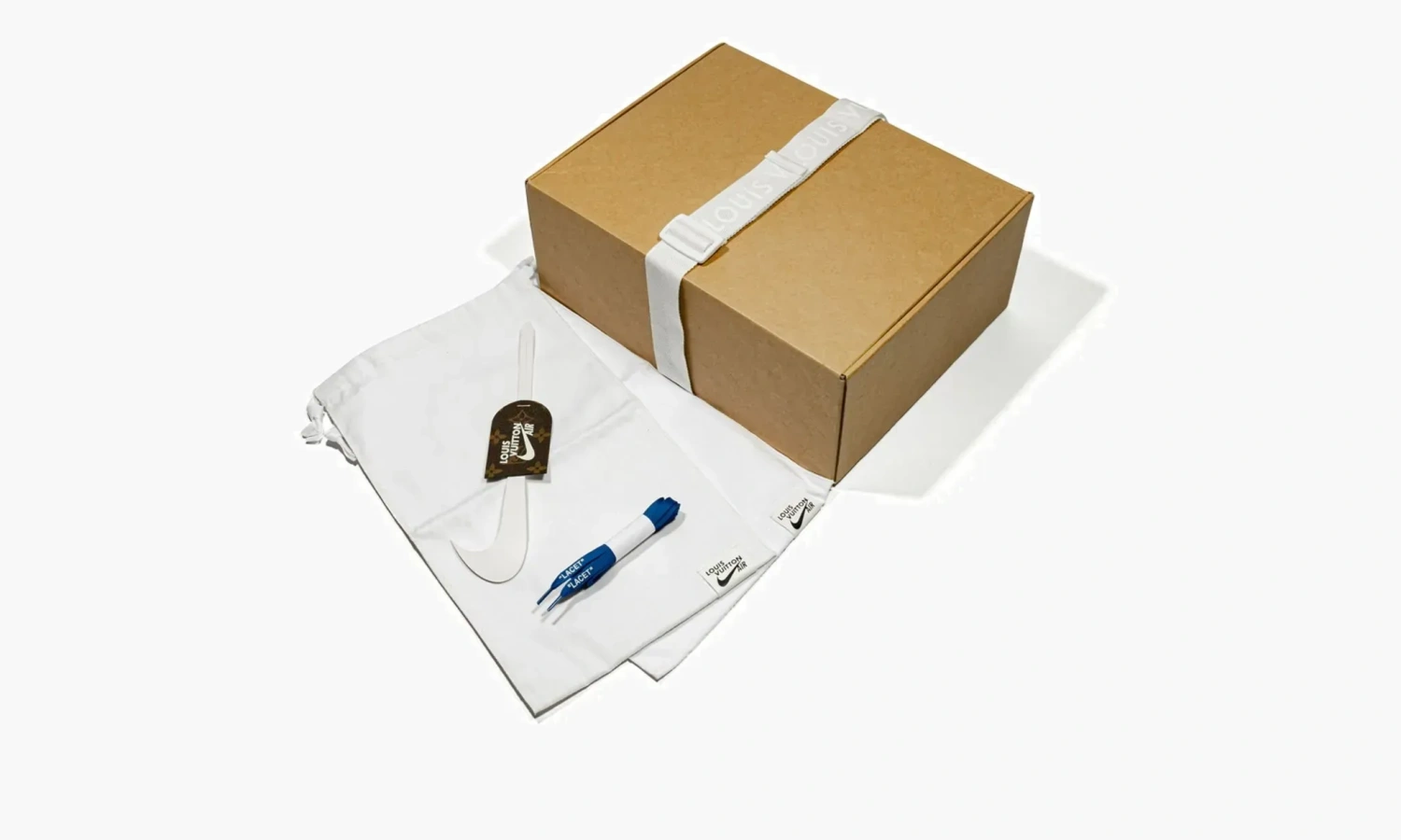 Louis Vuitton Air Force 1 Low Virgil Abloh - White/Blue 