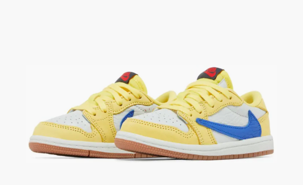 Travis Scott x Air Jordan 1 Retro Low OG SP TD "Canary" 