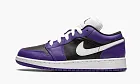 Air Jordan 1 Low GS Black / Court Purple
