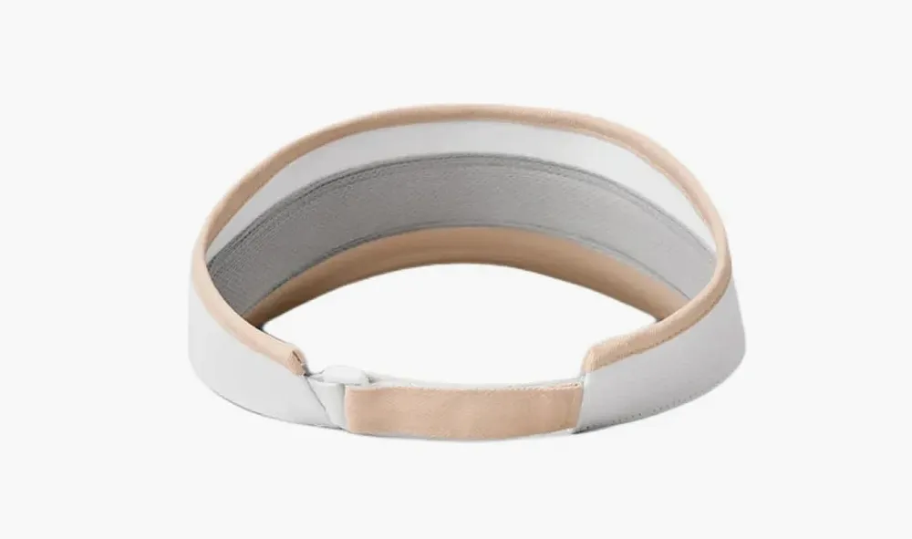 Alo Yoga Colorblock Visor Macadamia/White