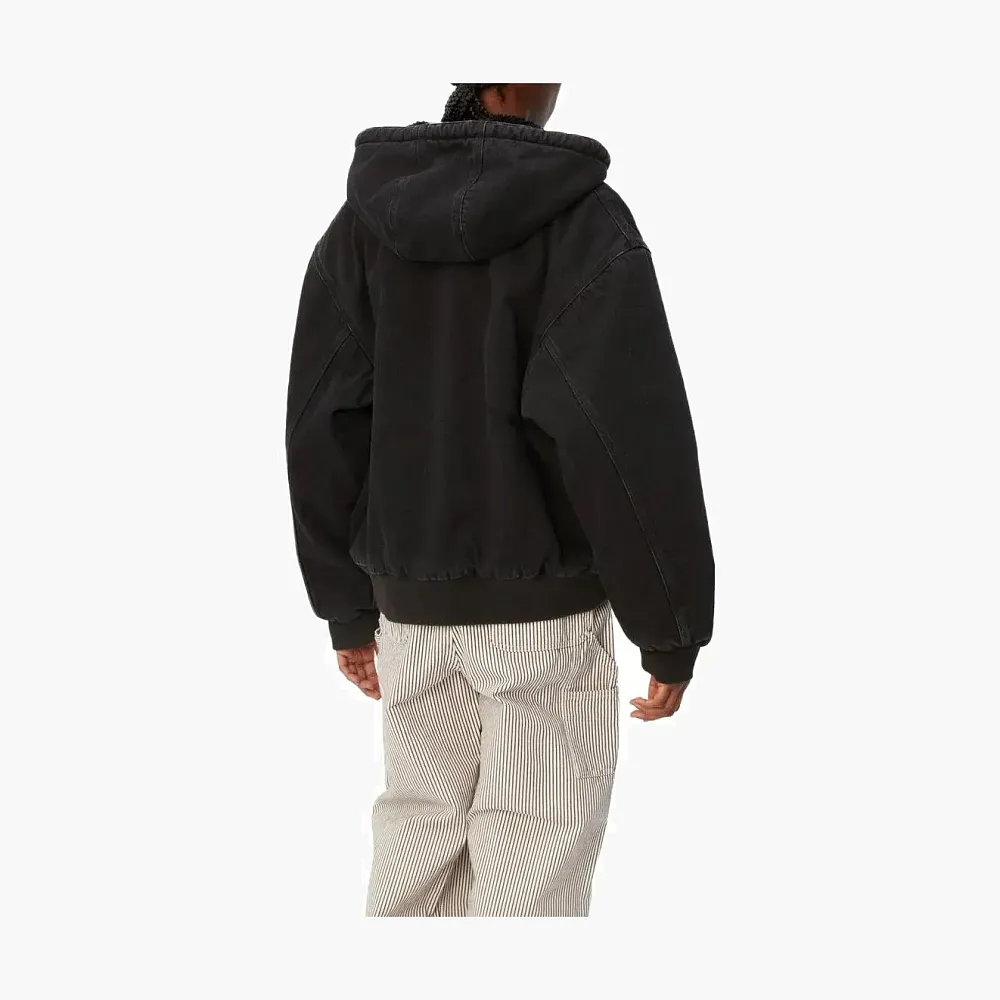 Carhartt WIP Elliot Hooded Liner Jacket Black