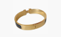 Hermès Pre-owned - Clic Clac H Bracelet - Women - Palladium Plated Brass/Black Enamel  "Gold" 