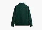 Kith Check Boucle Boxy Collared Overshirt Ivy Green