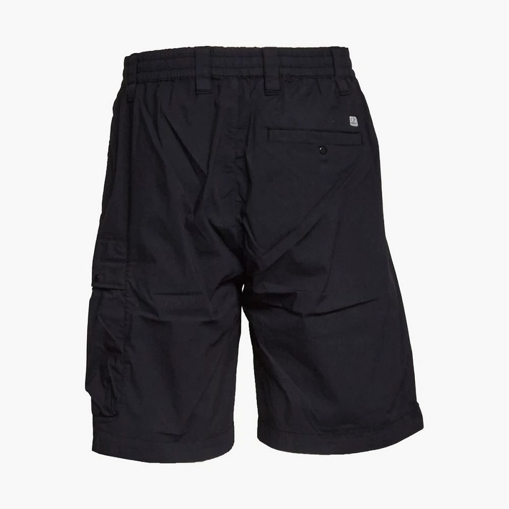 C.P. Company 50 Fili Stretch Lens Cargo Shorts Black
