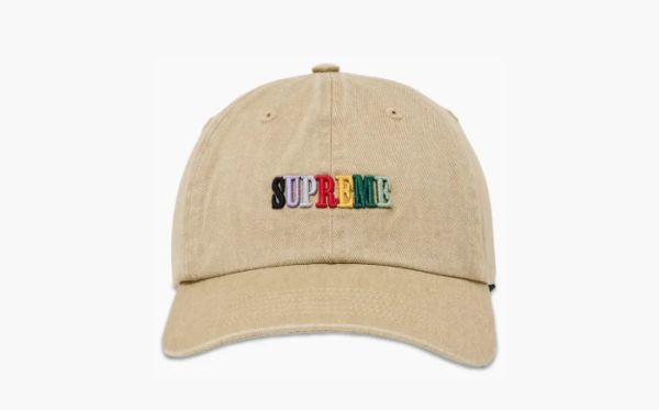 Supreme Pigment Dye 6-Panel Tan 