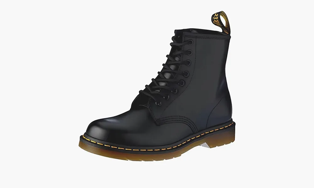Dr. Martens 1460 Smooth Leather Lace Up Boot Black