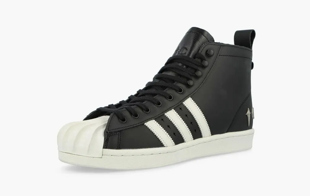 Thug Club x Adidas Superstar Boot Luxe Black White