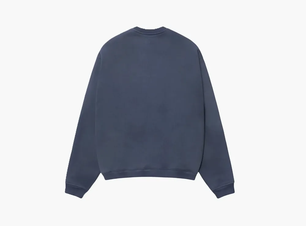 Stussy Stu Relaxed Crew Blue