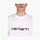 Carhartt WIP Script Logo T-Shirt Cream