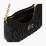 Miu Miu Shoulder bag in matlasse "Black" 