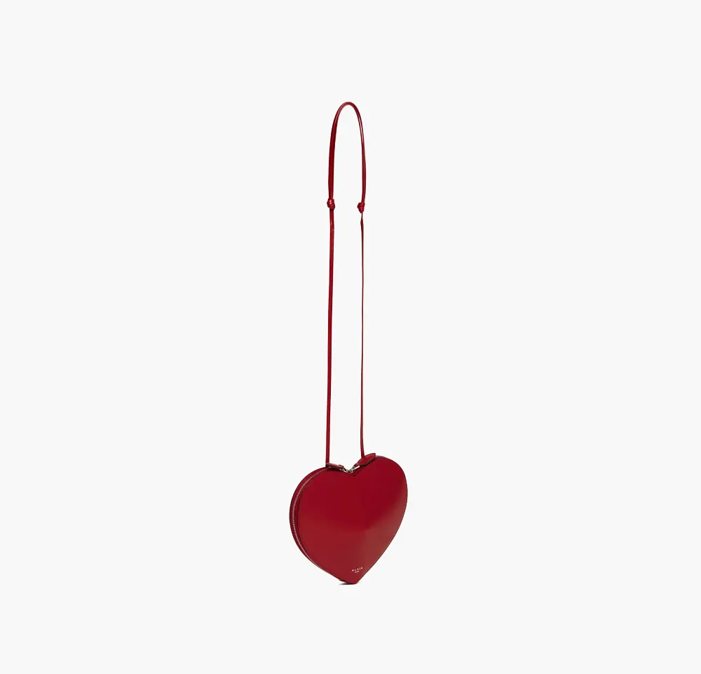 Alaia Le Coeur Bag Red