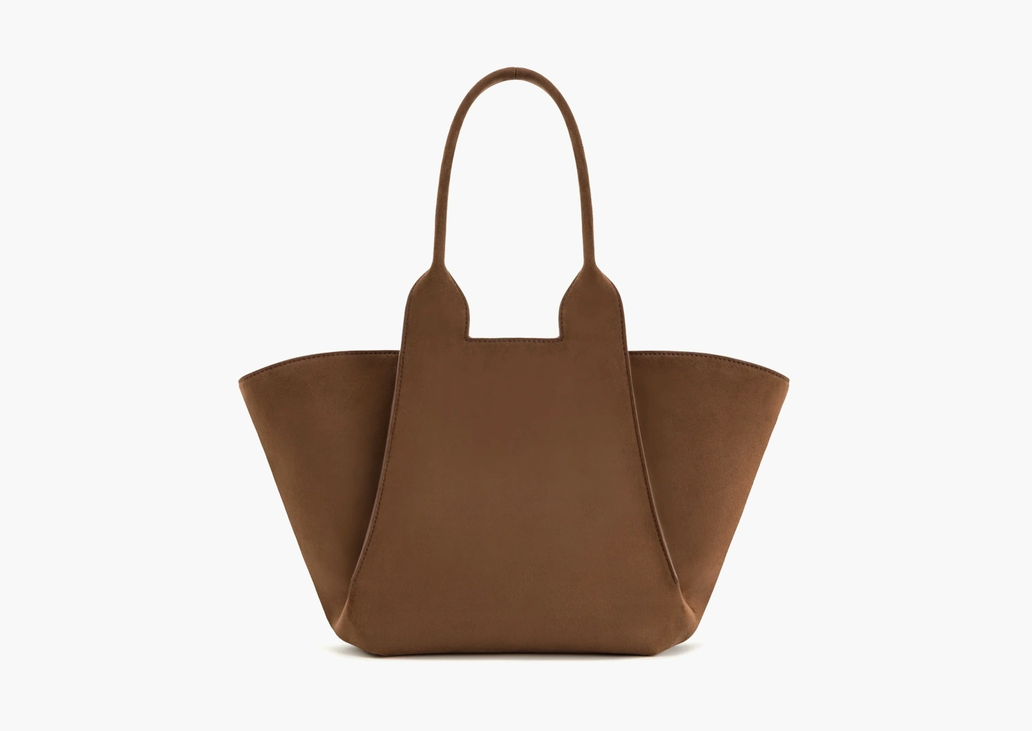 JW PEI Cara Faux Suede Tote Bag Mocha Brown 