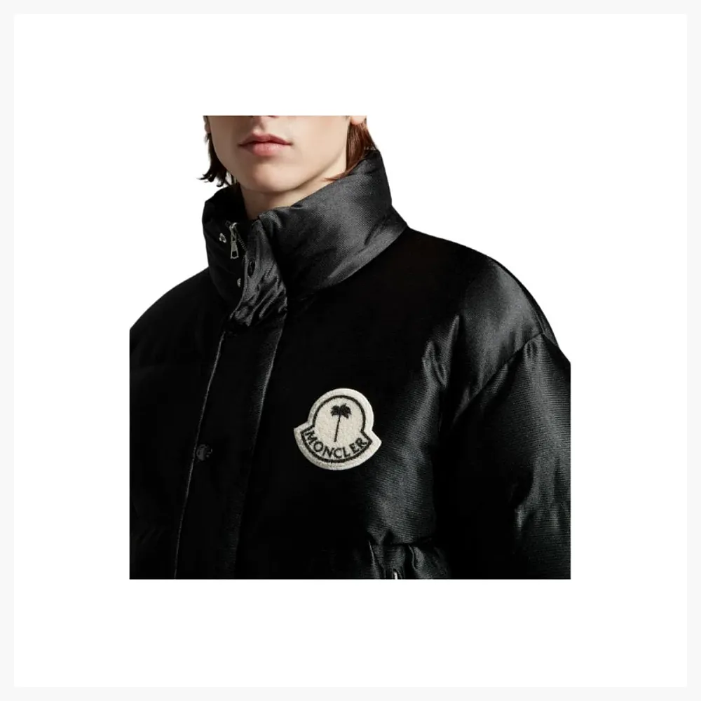 Moncler x Palm Angels Keon Short Down Jacket Black