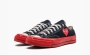Comme des Garçons Play x Chuck 70 Low Black Red 