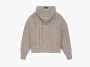 Fear of God Essentials Cable Knit Hoodie Core Heather 