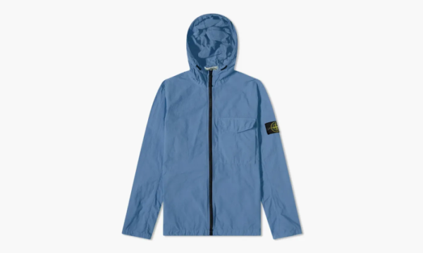 Stone Island Naslan Light Hooded Overshirt Blue  Stone Island Naslan Light Hooded Overshirt Blue