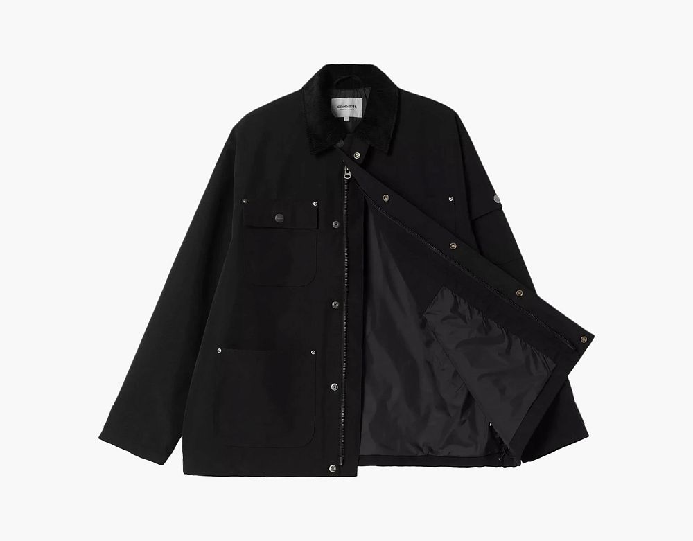 Carhartt WIP Clapton Chore Jacket Black