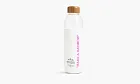 Virgil Abloh X Soma Make A Rainbow Refillable Glass Water Bottle White / Pink