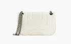 JW PEI Tina Quilted Chain Crossbody Ivory