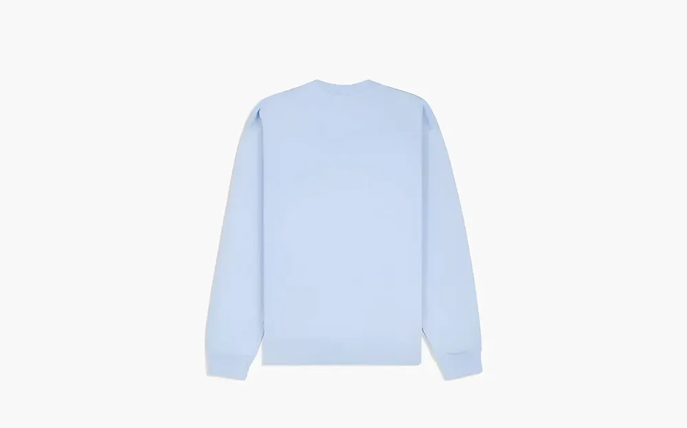 Sporty & Rich Prince Health Cotton Sweatshirt Blue
