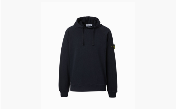 Stone Island Logo Patch Hoodie "Navy Blue" 