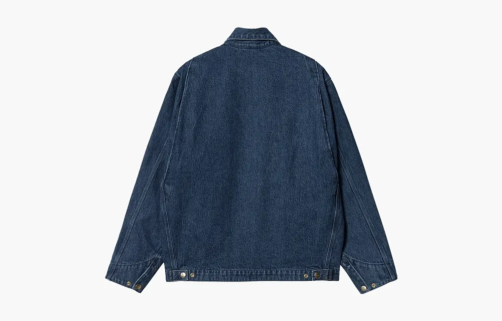 Carhartt WIP Stone Washed Rider Denim Jacket Blue
