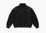 Supreme Patchwork Velour Track Jacket  Black 