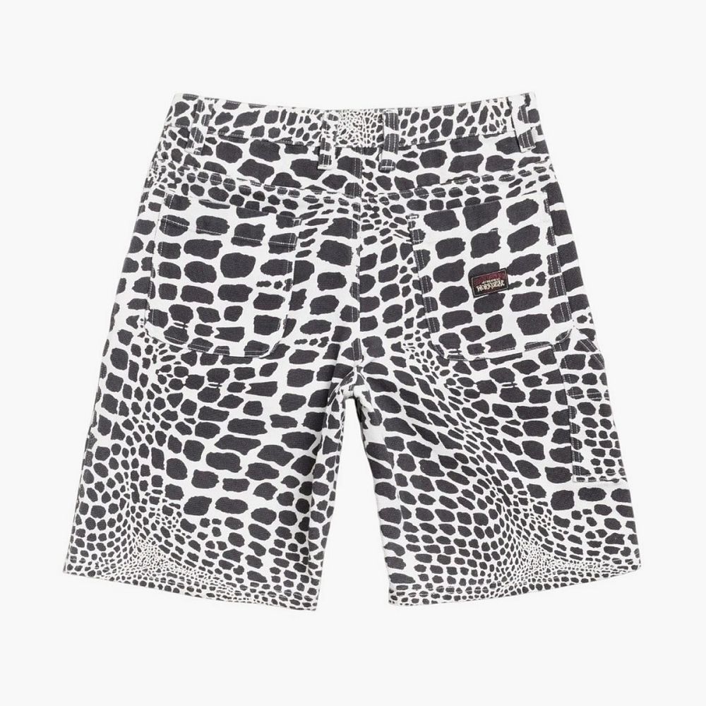 Stussy Canvas Work Shorts Safari