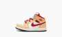 Air Jordan 1 Mid TD "Light Curry / Cardinal Red" 