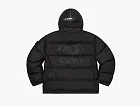 Supreme x Stone Island Painted Camo Crinkle Down Jacket Dark Black