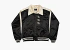 Enfants Riches Déprimés Opium Den Varsity NY Edition Jacket Black/Ivory