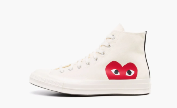 Comme des Garçons Play x Chuck 70 High Milk 