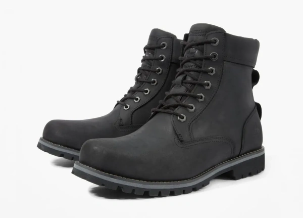 Timberland Rugged Waterproof II 6 Inch Boots Black Full Grain  Timberland Rugged Waterproof II 6 Inch Boots Black Full Grain