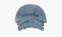 Balenciaga Laser Destroyed Cap Faded Blue 