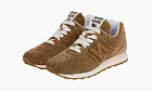 New Balance 574 X Miu Miu Denim Sneakers Dark Brown