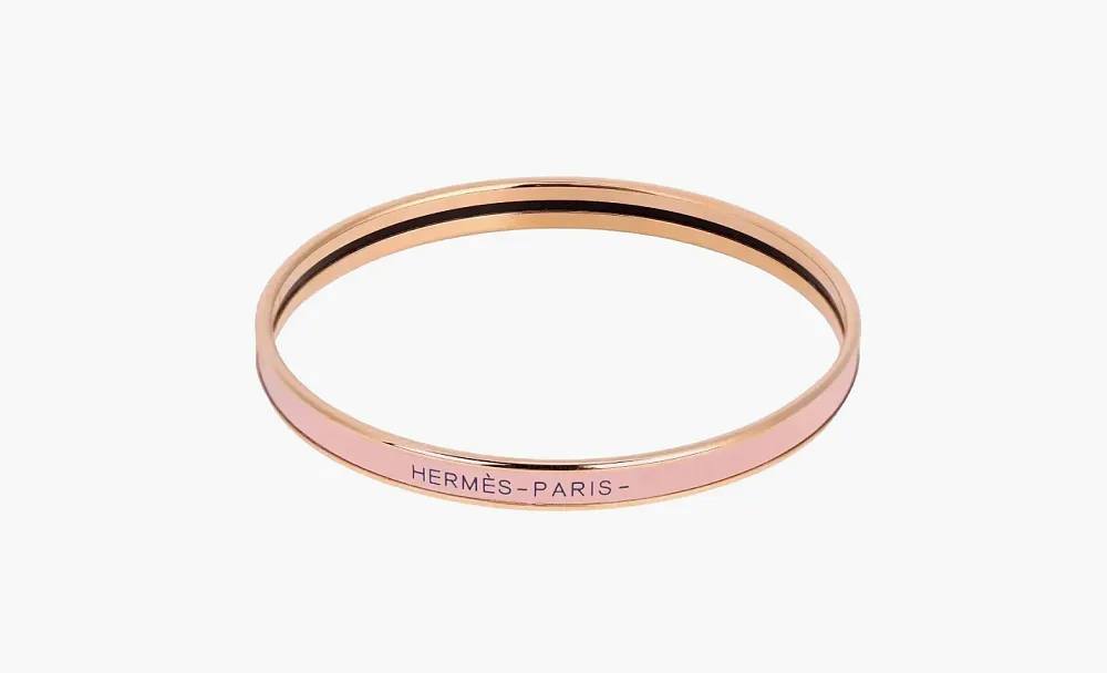 Hermes Glitter Bangle Pink 