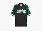 Adidas Originals Retro Short Sleeve Basketball T-Shirt  Black / Dark Green