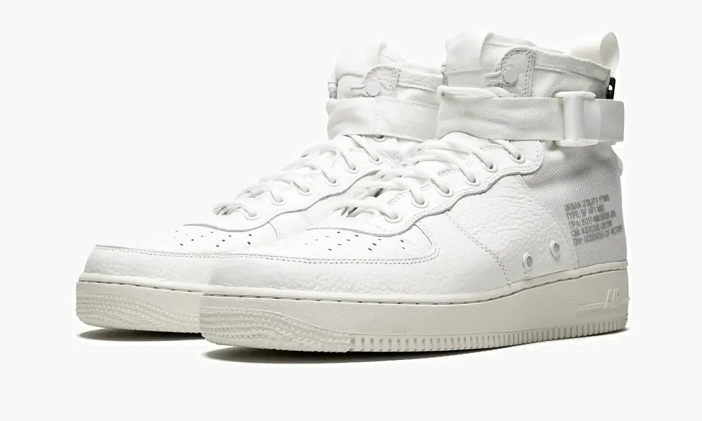 SF AF 1 MID Triple Ivory