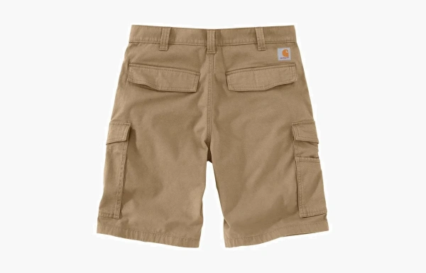 Carhartt 103542 RUGGED FLEX FIT CANVAS CARGO WORK SHORT RELAXED FIT 