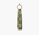 Loewe Scarf in Wool and Cashmere Bottle Green/Khaki