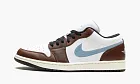 Air Jordan 1 Low SE Embroidered Swoosh - Mocha