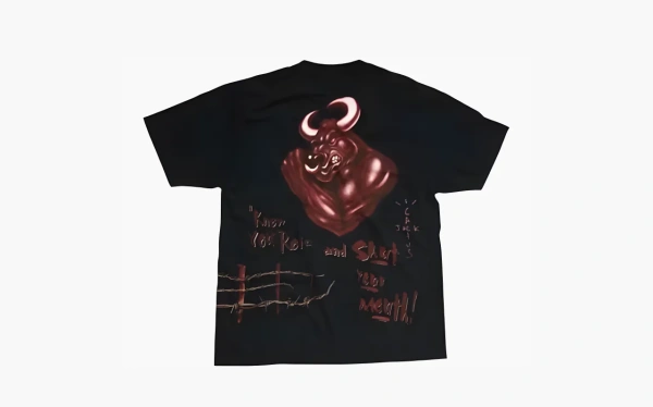 Travis Scott x WWE Know Your Role The Rock Tee Black  Travis Scott x WWE Know Your Role The Rock Tee Black